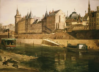 Das Palais de Justice, die Conciergerie und der Tour de l